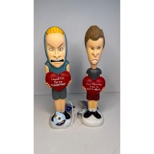 Beavis and Butt Head Lighted Valentine Decor Heart Figures Set